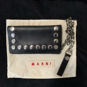 ⚠️SOLD⚠️MARNI 💯 cow leather card case/wallet